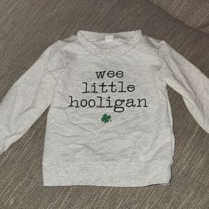 Wee Little Hooligan Kids Gray Sweatshirt